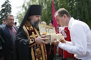 Ковчег с десницей Святого Георгия Победоносца прибыл в Краснодар