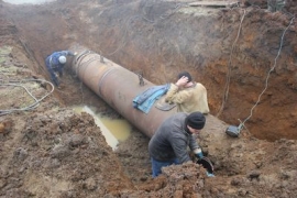 Из-за порыва водовода в Крымском районе почти 2 тысяч потребителей остались без воды