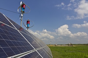 Ветрогенератор с солнечными батареями помогает нефтяникам Краснодара