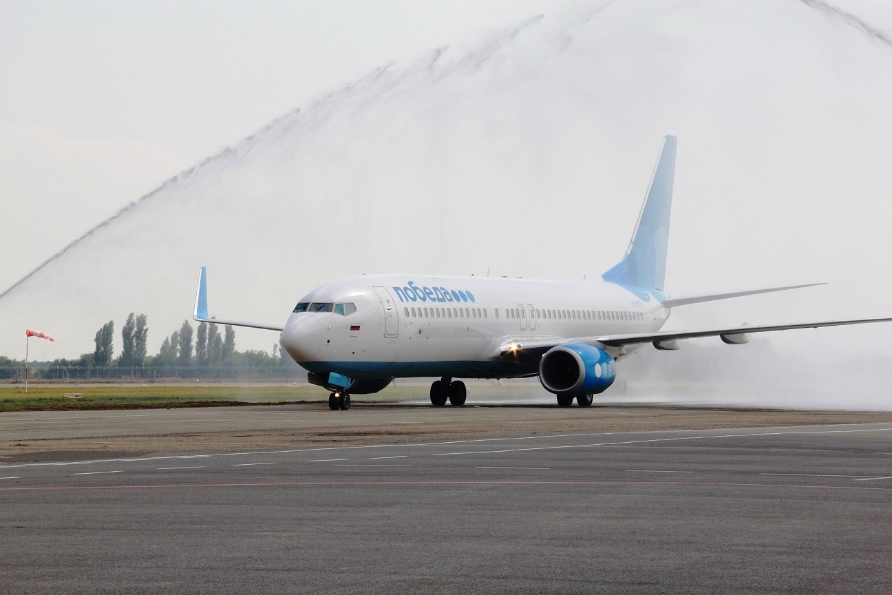 Аэропорт Краснодар 16 сентября принял первый рейс авиакомпании 