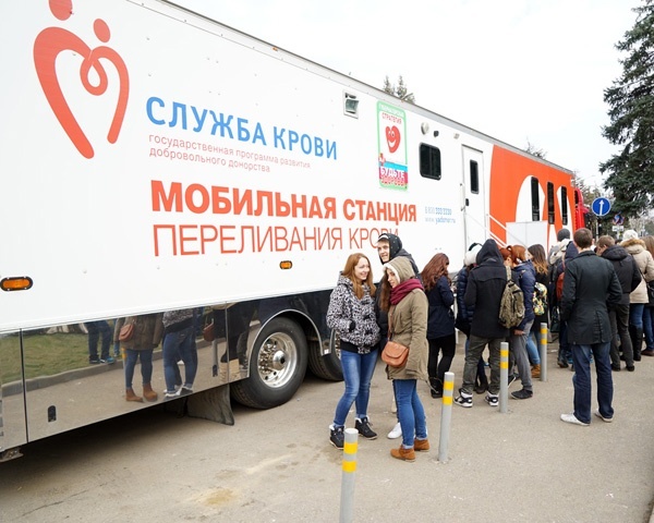 Кубань принимает участие во всероссийской донорской акции