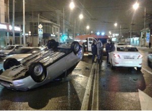 Очередная нелепая авария произошла в Краснодаре на ул. Северной