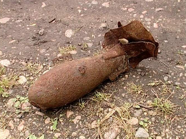 Авиационная бомба времен ВОВ обнаружена на трассе нефтепровода