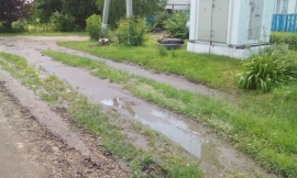 Обильный дождь залил Нефтегорское сельское поселение на Кубани