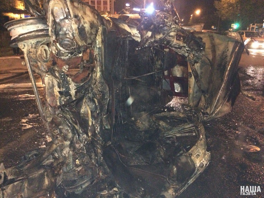 В Новороссийске в результате ДТП взорвался автомобиль с газовым оборудованиемФОТО