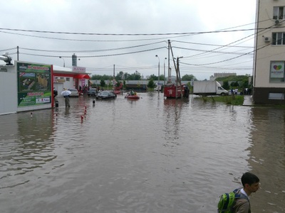В Музыкальном микрорайоне Краснодара в результате дождей подтоплено 56 домов