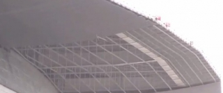 Из-за ветра стадион в Санкт-Петербурге, строящийся в ЧМ-2018, остался без крыши