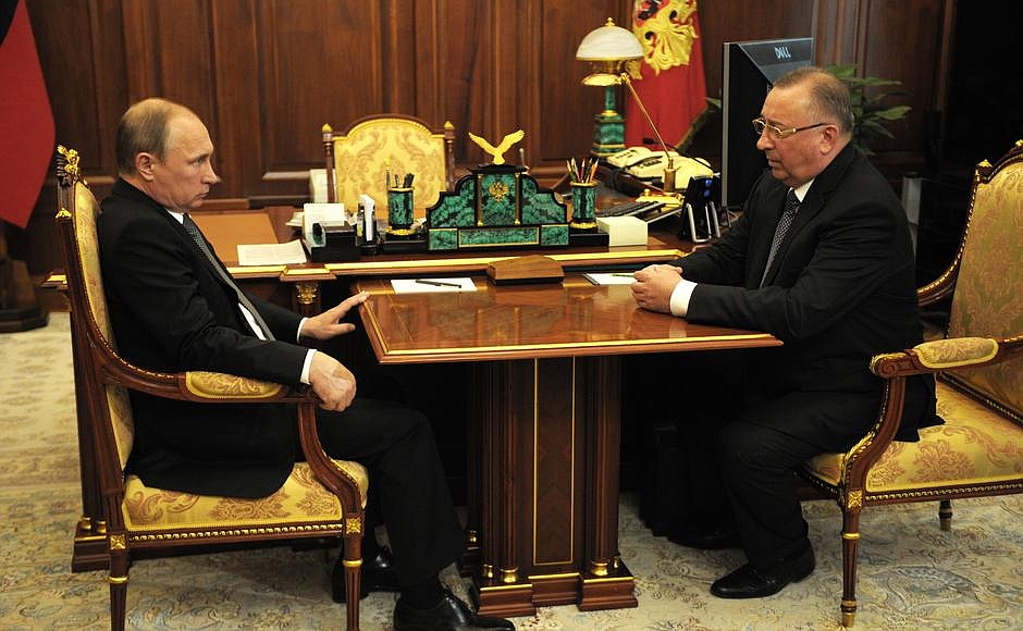 Владимир Путин провёл рабочую встречу с главой компании «Транснефть» Николаем Токаревым