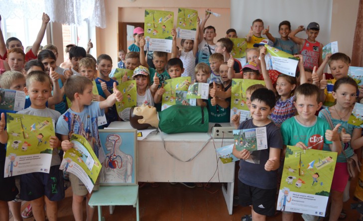 Специалисты «Кубаньэнерго» самые частые гости в летних пришкольных лагерях