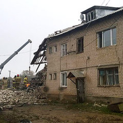 Взрыв бытового газа произошел в двухэтажном доме в г. Иваново