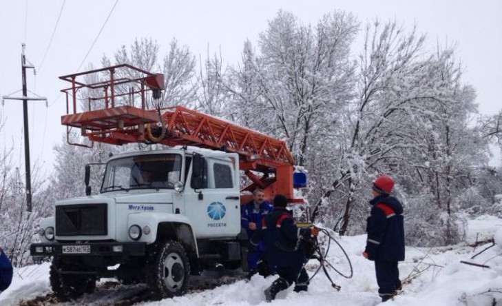 Энергоснабжение пострадавших от стихии населенных пунктов Адыгеи полностью восстановлено