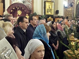 На Кубани в богослужениях,посвященных Рождеству Христову, приняли участие сотни тысяч прихожан