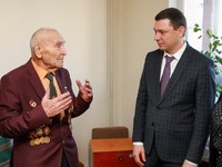 Мэр поздравил освободителя Краснодара