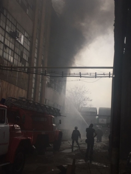 Более 100 человек было привлечено для тушения пожара в Краснодаре по ул. Кожевенная