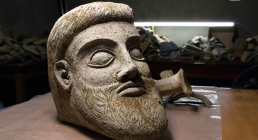 Мыс Ак-Бурун порадовал еще одной находкой -- фрагментом античной терракотовой скульптуры