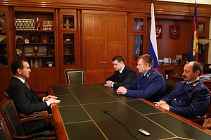Губернатор встретился с новым прокурором Краснодарского края Сергеем Табельским