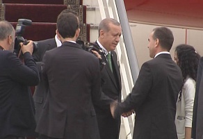 Президент Турции Реджеп Тайип Эрдоган прибыл в Россию с рабочим визитом