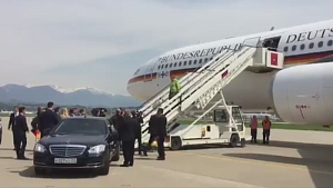 Федеральный канцлер Германии Ангела Меркель прибыла в Россию с официальным визитом
