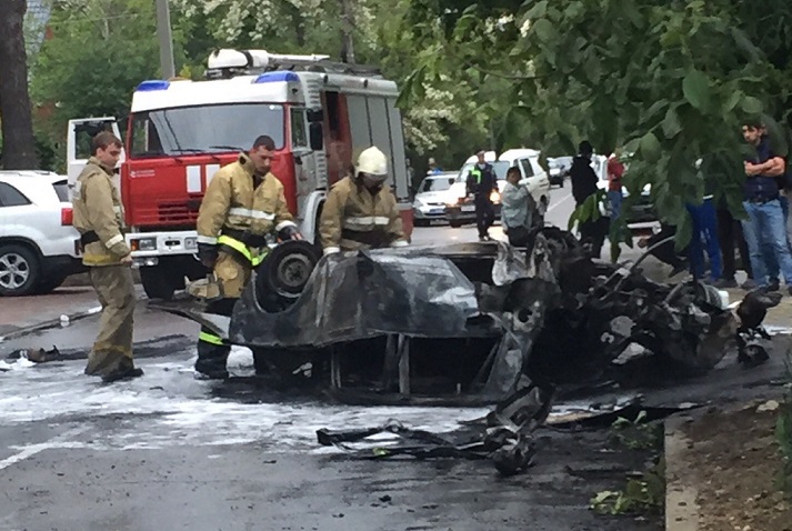 Жуткое ДТП в Анапе: в результате аварии взорвался автомобиль