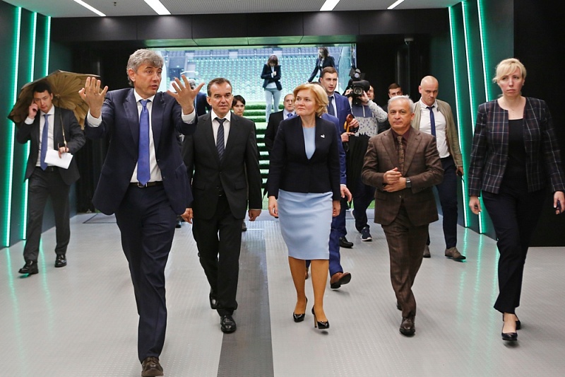 Вице-премьер РФ высоко оценила социальные объекты Краснодара