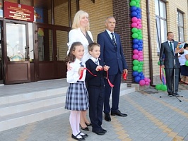Первая на Кубани сельская школа по типовому проекту открылась в Староминском районе