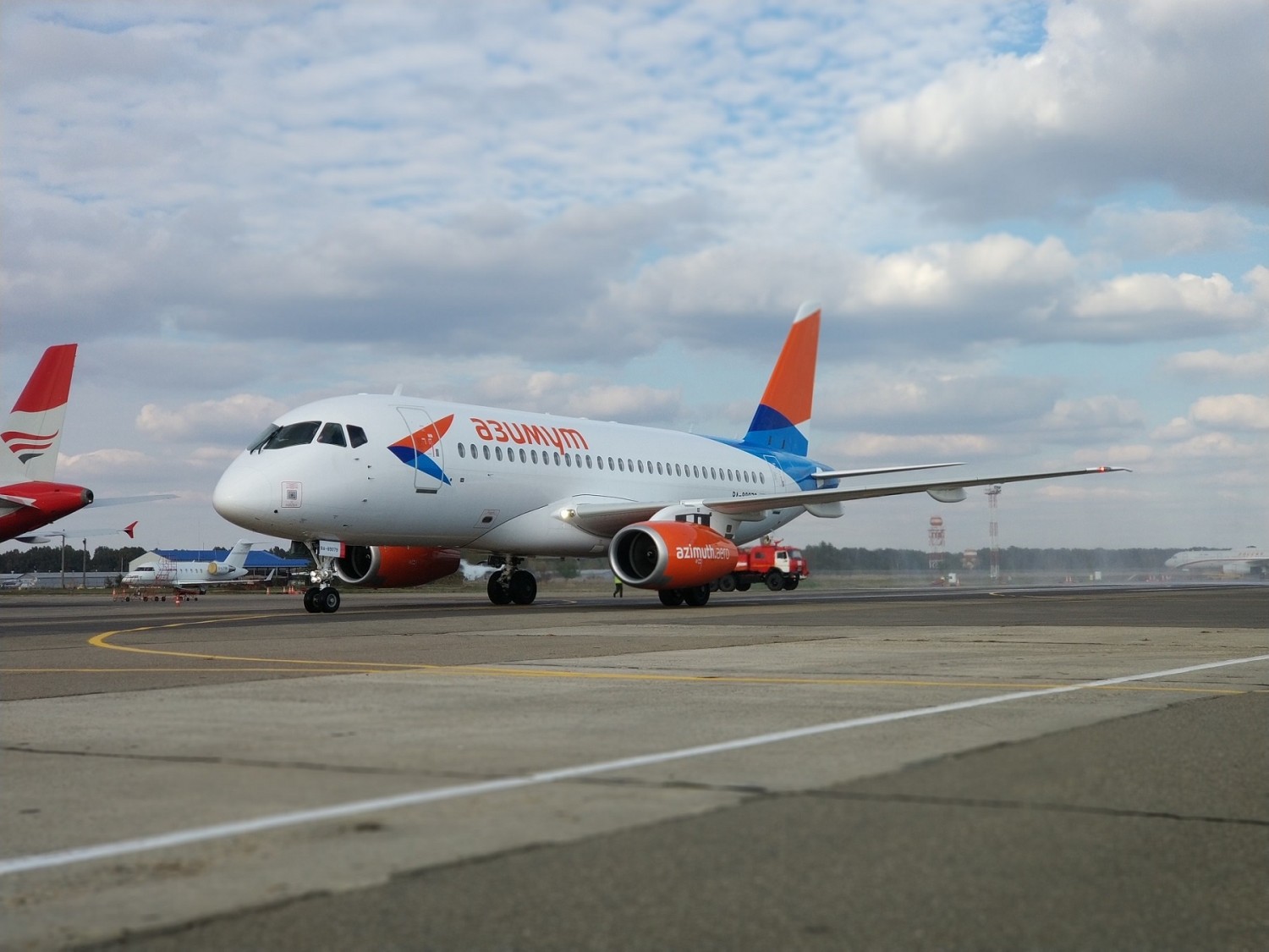 Международный аэропорт Краснодар обслужил первый рейс авиакомпании 